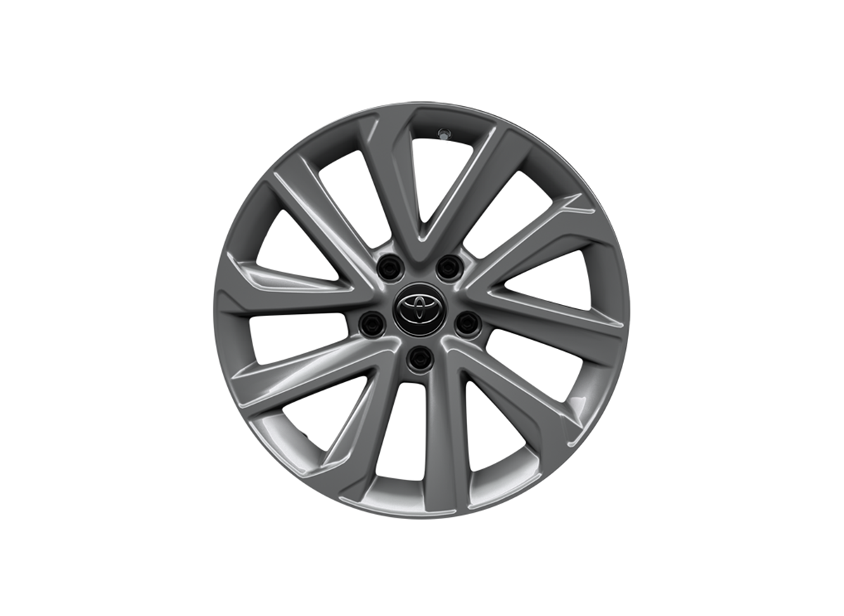 Černý litý disk kola